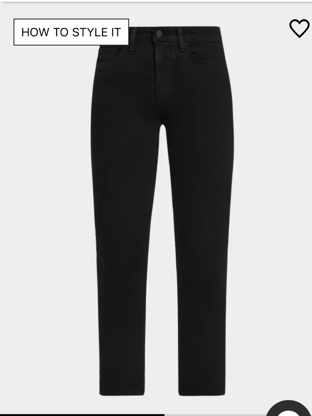 L'Agence Margot Skinny Noir Black Jeans Size 29
